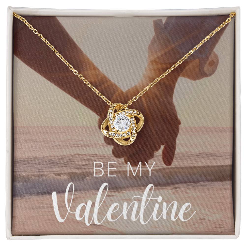Happy Valentine's Day Necklace, Gift for Wife, Girlfriend, Necklace with Meaningful Card