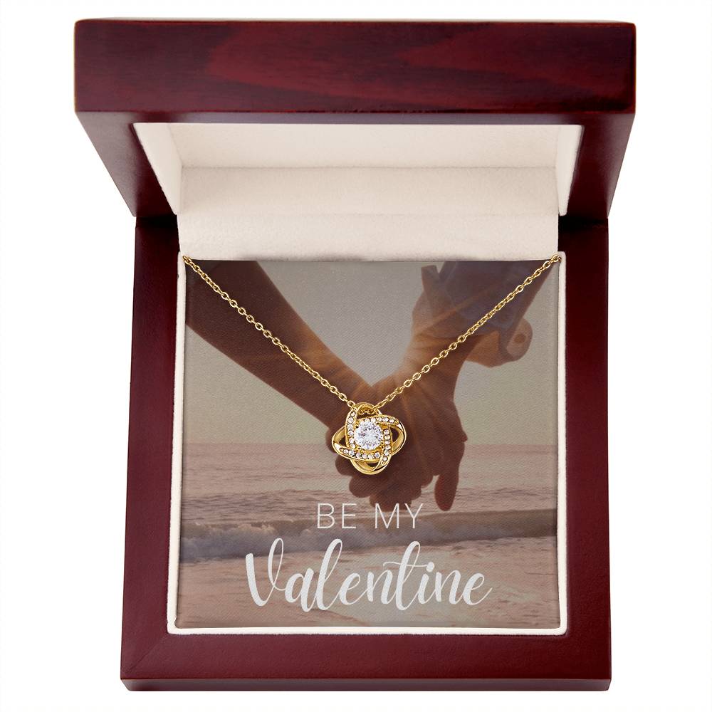 Happy Valentine's Day Necklace, Gift for Wife, Girlfriend, Necklace with Meaningful Card