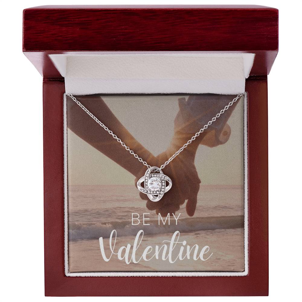 Happy Valentine's Day Necklace, Gift for Wife, Girlfriend, Necklace with Meaningful Card